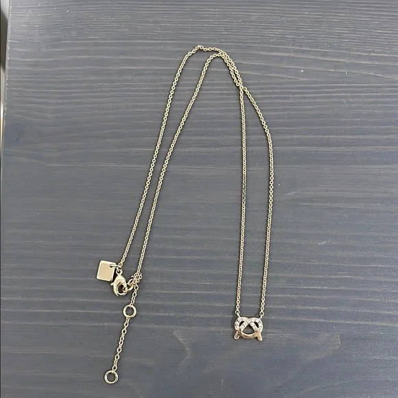 Pretzel Charm Necklace - Picture 3 of 4